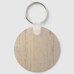 Llavero Grano de madera texturada lavado blanco
