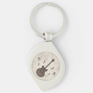 Llavero Granos de Café-Café-Guitarra-Arte del Café-Música-