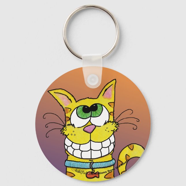 Llavero Grasando Gato (Anverso)
