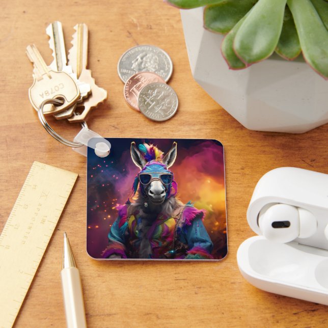 Llavero Grasas azules de burro (Escritorio )