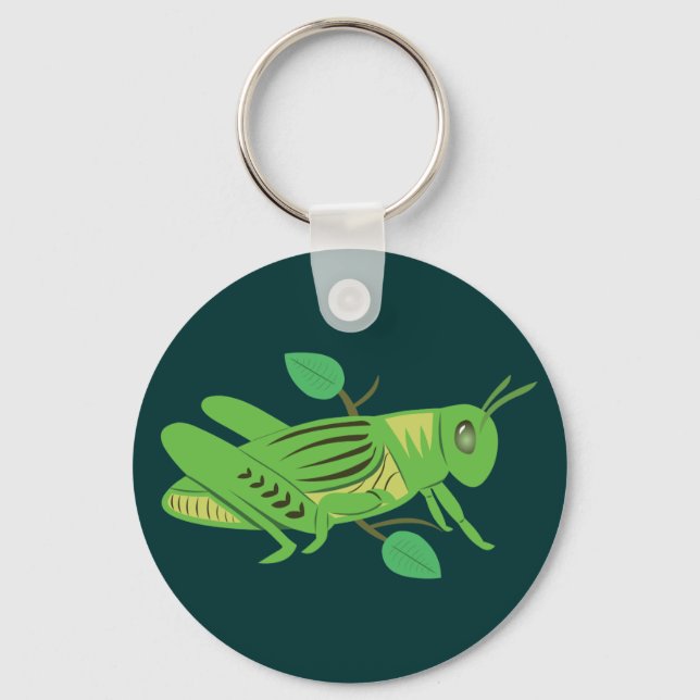 Llavero Grasshopper verde (Anverso)