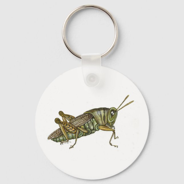 Llavero Grasshopper verde (Anverso)