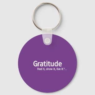 Llavero Gratitud - pensamiento Shapers™