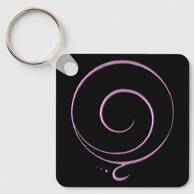 Llavero Gratitud Rosa  (Anverso)