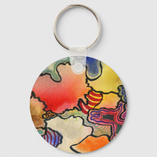 Llavero Gratuito de las celdas de color fresco y fresco ab