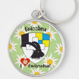 Llavero Graubünden Grischun Grigioni Schlüsselanhänger