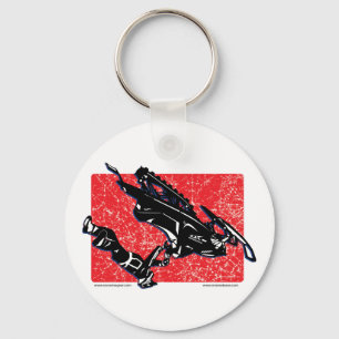 Llavero GRAVITY-SLED-in-RED