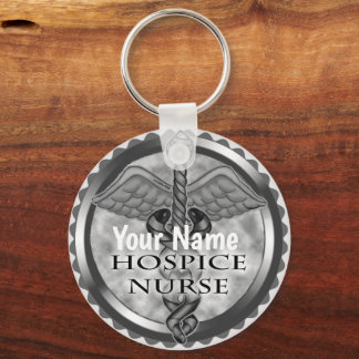 Llavero Gray caduceus Hospice Nurse