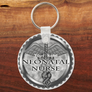 Llavero Gray caduceus Neonatal Nurse