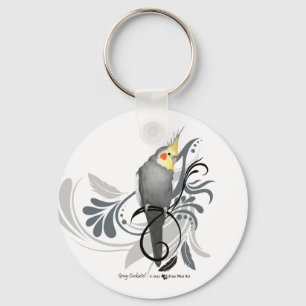 Llavero Gray Cockatiel