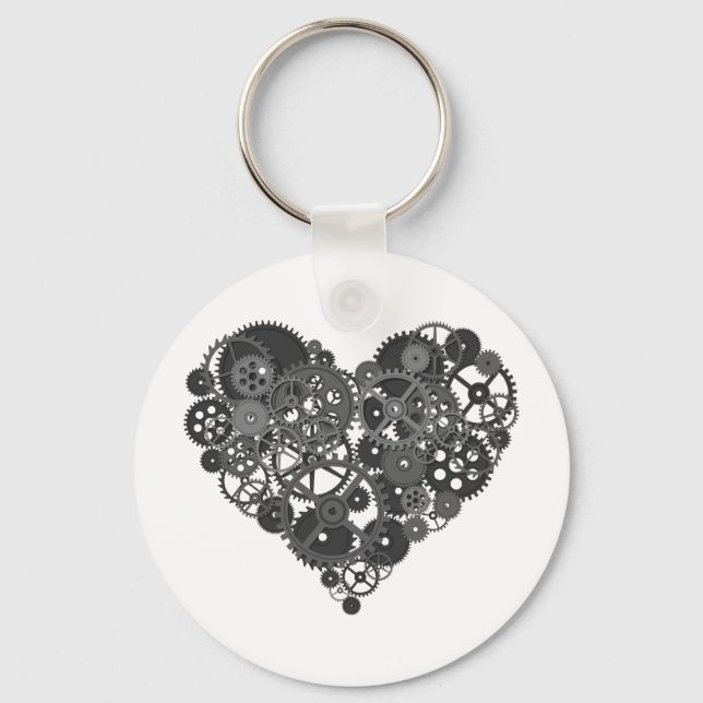 Llavero Gray Gears Heart (Anverso)