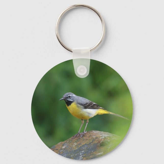 Llavero Gray Wagtail - pájaro (Anverso)
