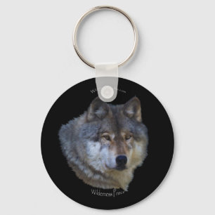 Llavero GRAY WOLF Design Wildlife Art Key-chain