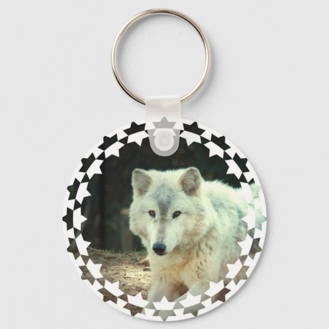 Llavero Gray Wolf Keychain (Anverso)