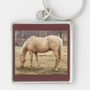 Llavero Grazing Palomino Horse