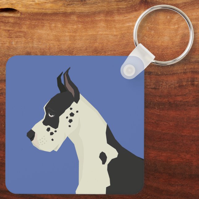 Llavero Great Dane (Reverso )