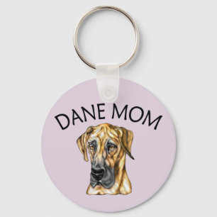 Llavero Great Dane Mom Brindle UC