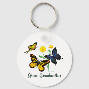 Llavero Great Grandmother Butterflies