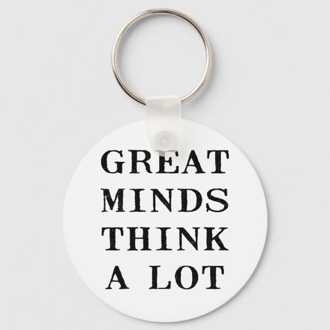 Llavero Great Minds Think (Anverso)