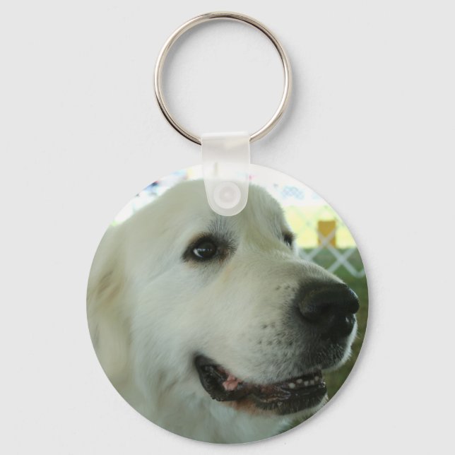 Llavero Great Pyrenees (Anverso)