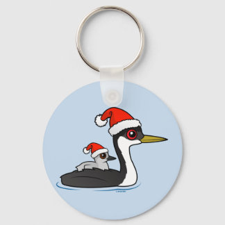 Llavero Grebe Occidental Birdorable Santa