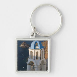 Llavero Grecia e isla griega de Santorini pueblo de Oia 2