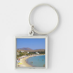 Llavero Grecia, isla de Paros, playa de Krios desde arriba