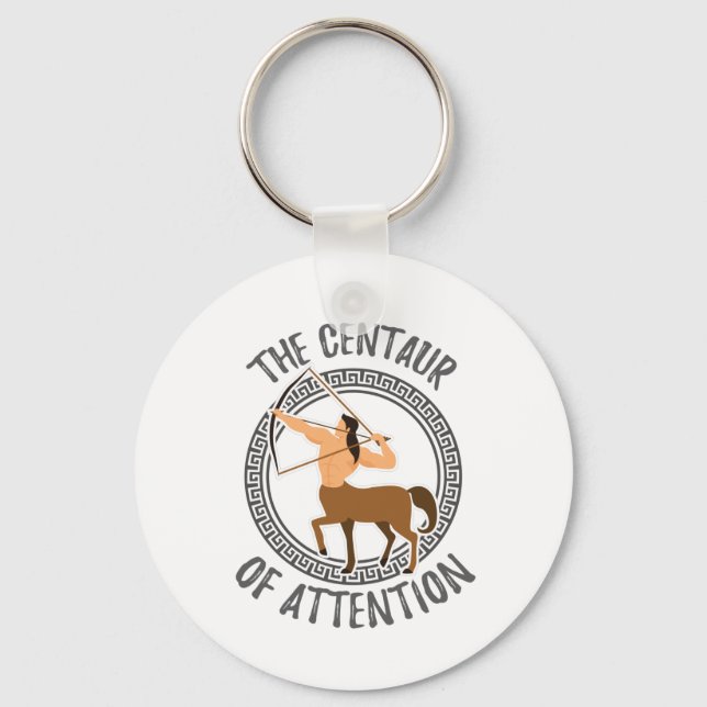 Llavero Greek Mythology Gift Centaur of Attention Gift (Anverso)