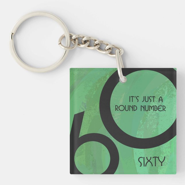 Llavero Green 60 Decade Birthday (Frente)