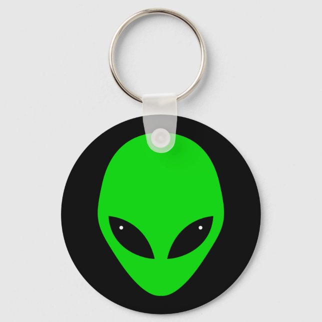 Llavero Green Alien Head (Anverso)