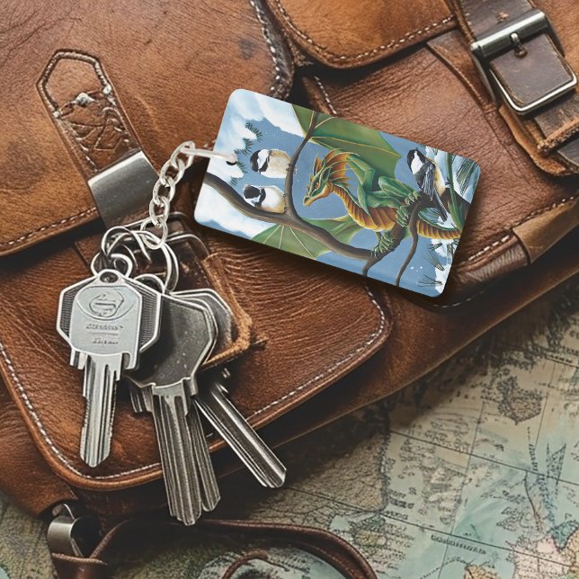 Llavero Green Dragon Chickadees Winter código QR (Subido por el creador)