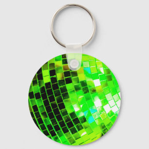 Llavero Green Funky Disco Ball