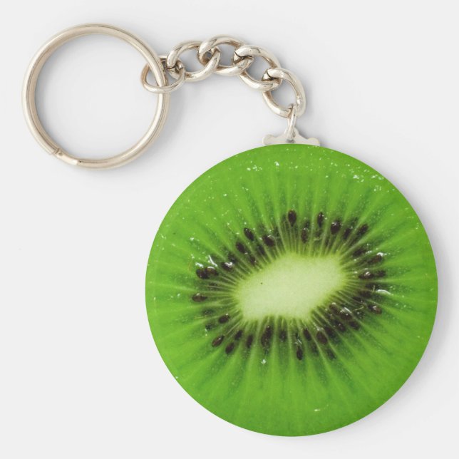 Llavero Green Kiwi Fruit Fresh Slice (Frente)