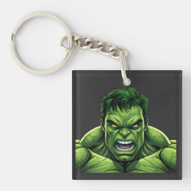 Llavero Green Muscular Creature Keychain (Frente)
