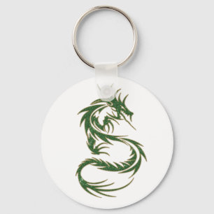 Llavero Green Tattoo Dragon