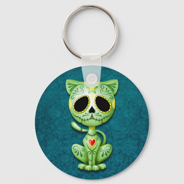 Llavero Green Zombie Sugar Kitten (Anverso)