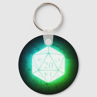 Llavero Greenleaf d20 brillante