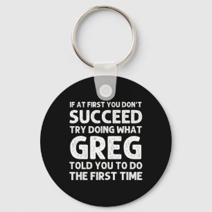 Llavero GREG Gift Name Personalized Birthday Fun Navidades