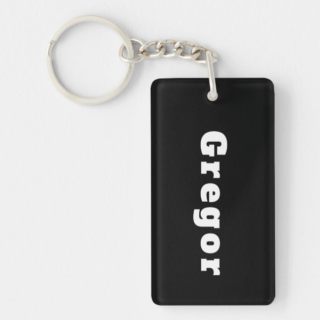 Llavero Gregor (Frente)