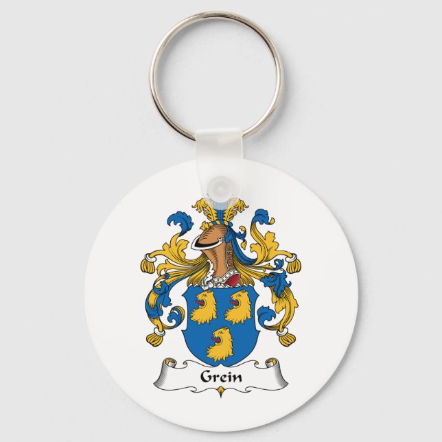 Llavero Grein Family Crest (Anverso)