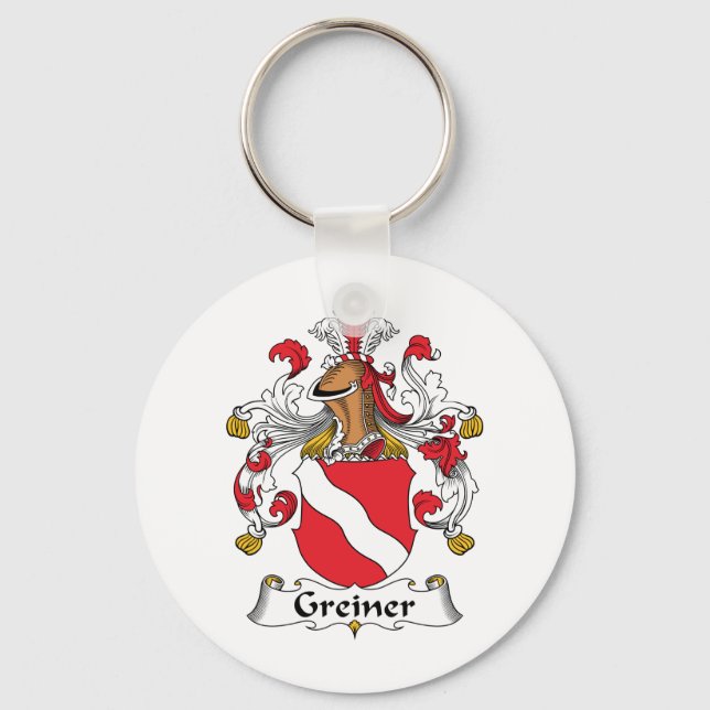 Llavero Greiner Family Crest (Anverso)
