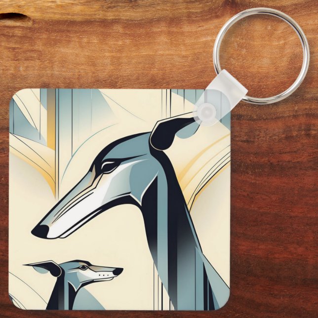 Llavero Greyhound (Reverso )
