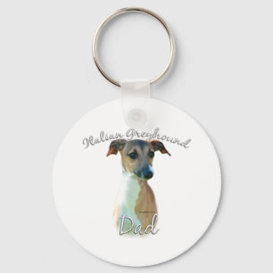 Llavero Greyhound Dad