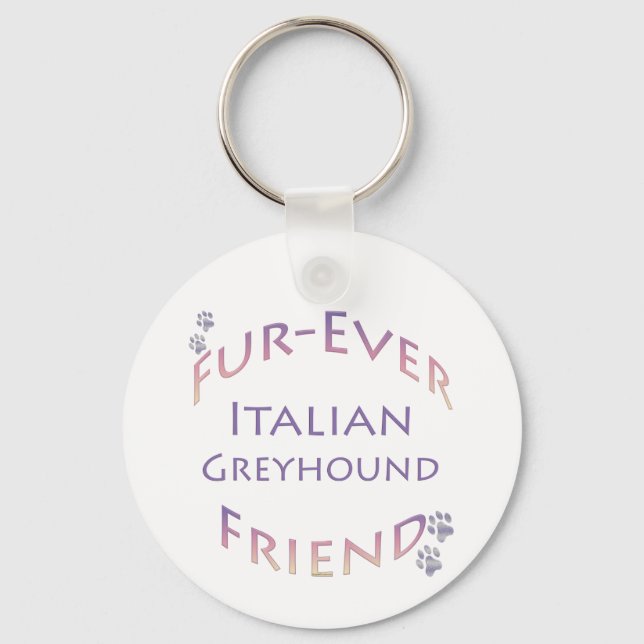 Llavero Greyhound Furever (Anverso)
