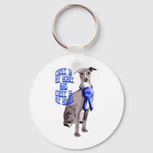 Llavero Greyhound italiano del primer perro