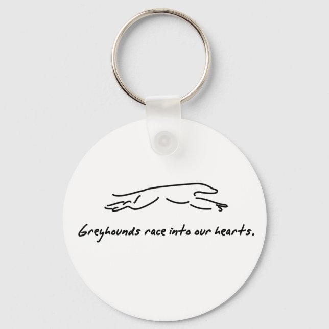 Llavero Greyhound Keychain (Anverso)