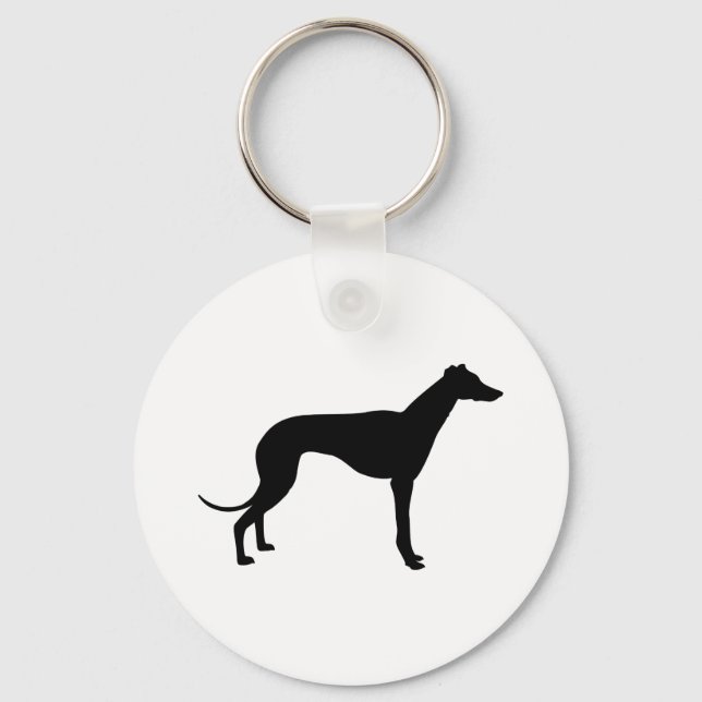 Llavero Greyhound Silhouette (Anverso)