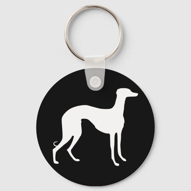 Llavero Greyhound Silhouette (Anverso)