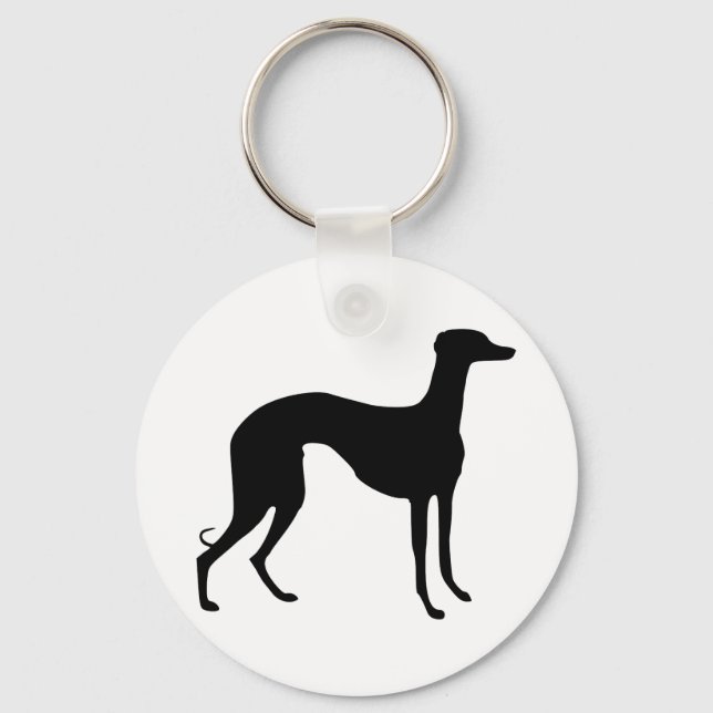 Llavero Greyhound Silhouette (Anverso)