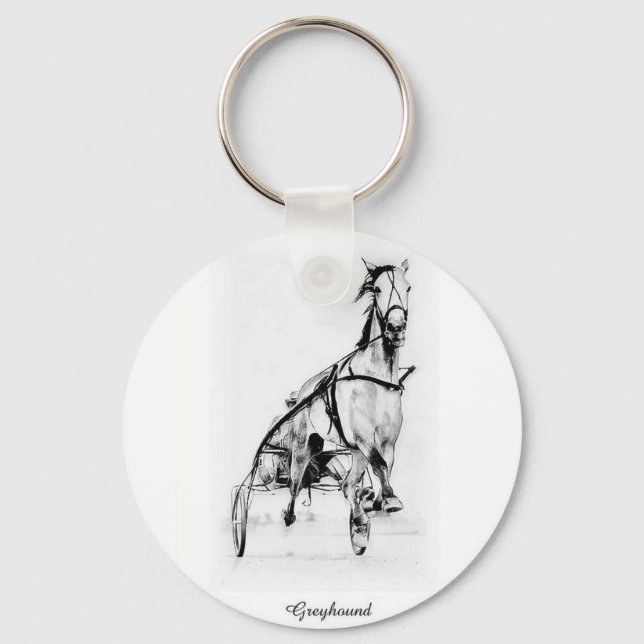 Llavero Greyhound Trotter (Anverso)